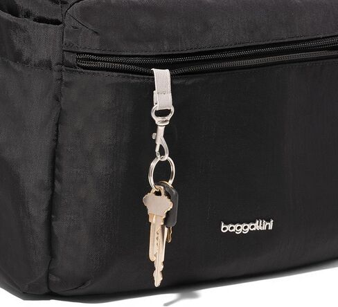 Baggallini Flap Laptop Backpack - 15"x11" Lightweight Work Travel Bag w/Luggage Sleeve & RFID in Saudi Arabia