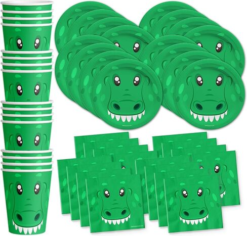 Giraffe Floral Birthday Party Supplies - Giraffe Party Supplies - Zoo Animal Party Supplies - Safari Animal Party Supplies | Tableware Set Includes Plates Napkins and Cups | Kit for 16 in Saudi Arabia