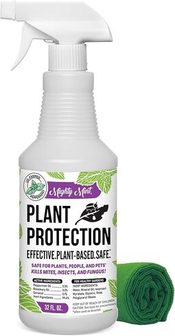 Mighty Mint 32oz Peppermint Plant Protection Spray for Spider Mites, Insects, Gnats, Fungus, and Disease in Kuwait
