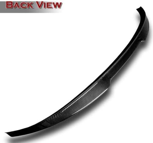 Black Real Carbon Fiber V-Style Rear Trunk Lid Spoiler Wing Compatible with 2013-2017 Honda Accord 4DR Sedan, 2014 2015 2016 in Saudi Arabia