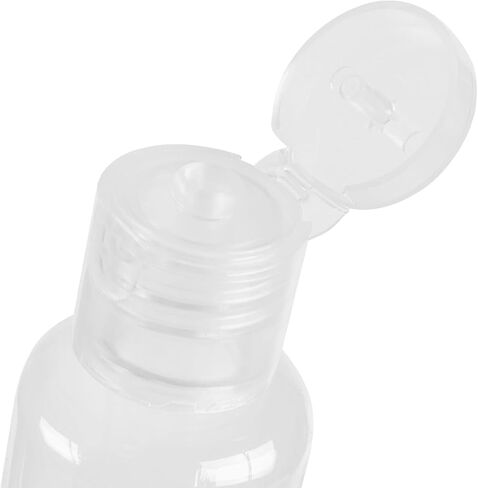 200 Pcs 1 OZ Plastic Bottles,Refillable Travel Bottles with Flip Cap, Clear Empty Travel Size Containers for Liquid Shampoo Lotion Cream in Saudi Arabia