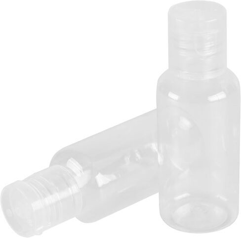 200 Pcs 1 OZ Plastic Bottles,Refillable Travel Bottles with Flip Cap, Clear Empty Travel Size Containers for Liquid Shampoo Lotion Cream in Saudi Arabia