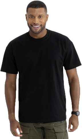 Next Level Apparel Unisex Heavyweight T-Shirt - Black - Large in Saudi Arabia