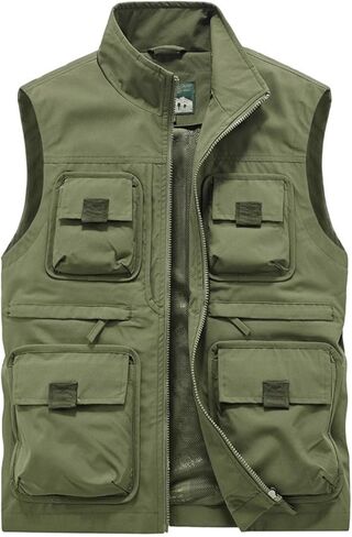 سترات Sobrisah للشباب والرجال الصغيرة للاستخدام الخارجي وصيد الأسماك والسفاري والعمل والتصوير الفوتوغرافي والتنزه والسفر سترات خارجية in Kuwait