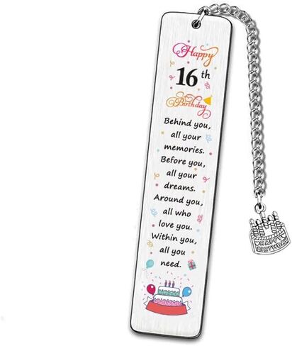 Happy 18th Birthday Gift Bookmark for Boy Girls 18 Birthday Gifts for Women Men Behind You All Your Memories Book Markers for BFF Readers Bookworm 18 Year Old Birthday Gift in Saudi Arabia
