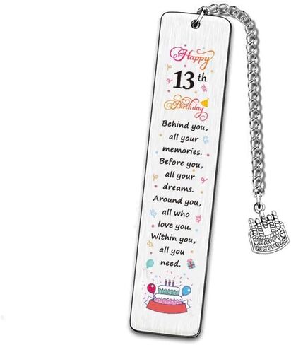 Happy 18th Birthday Gift Bookmark for Boy Girls 18 Birthday Gifts for Women Men Behind You All Your Memories Book Markers for BFF Readers Bookworm 18 Year Old Birthday Gift in Saudi Arabia