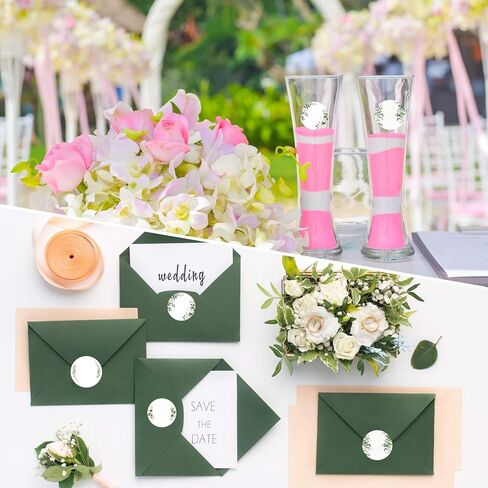 500 Pieces Canning Jars Labels Stickers Round Self Adhesive Stickers Lid Labels Roll 2 Inch Floral Canning Label Sticker for Storage Organizing Tags Envelop Seal, 4 Designs (White) in Saudi Arabia