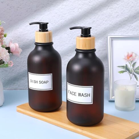 24 PCS Waterproof Labels for Bottles Bathroom Labels Shampoo Label Waterproof White Dish Soap for Bottles Travel Hand Soap Sticker for Bottle Soaps Shampoo in Kuwait