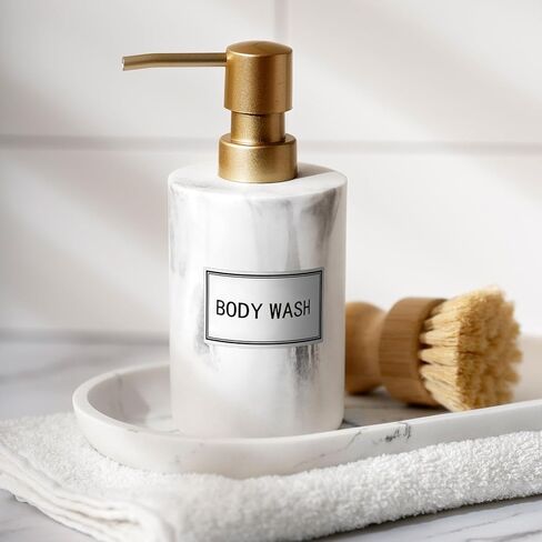 24 PCS Waterproof Labels for Bottles Bathroom Labels Shampoo Label Waterproof White Dish Soap for Bottles Travel Hand Soap Sticker for Bottle Soaps Shampoo in Kuwait