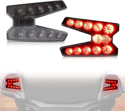 LED Tail Light for Kawasaki Teryx KRX 1000 20-25, Waterproof Rear Taillights Smoked Black Brake Stop Signal Lamps for Teryx KRX 4 1000 2023-2025 Accessories (Replace #23024-0005, 2PCS) in Kuwait