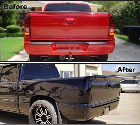 Tailgate Intimidator Spoiler Wing, Compatible with Chevy Silverado 1500 Intimidator 1999-2006, Fit GMC Sierra 1500 1999-2006(Only Fit Fleetside Models. Not Fit Stepside Model) in Saudi Arabia
