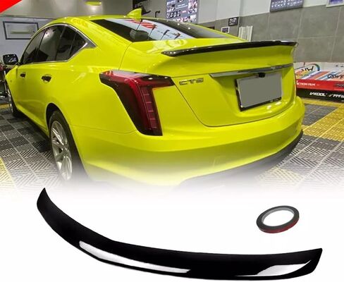 Gloss Black Rear Lip Spoiler Wing V Factory Style Fit for Cadillac CT5 2020 2021 2022 2023 2024 Accessories in Kuwait