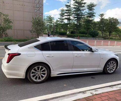 Gloss Black Rear Lip Spoiler Wing V Factory Style Fit for Cadillac CT5 2020 2021 2022 2023 2024 Accessories in Kuwait