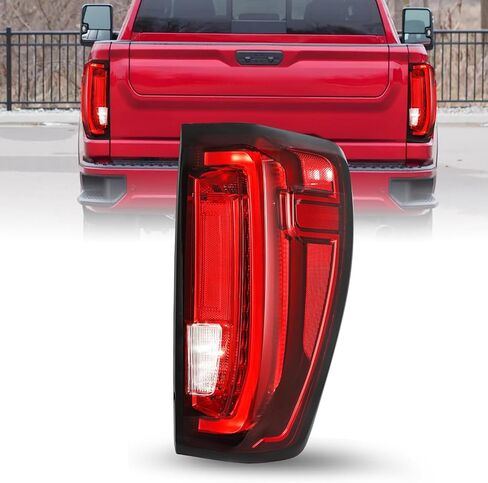 JSBOYAT Halogen Tail Light Assembly for 2019-2024 GMC Sierra 1500/2500HD/3500HD Brake Light Taillight Rear Lamp w/bulbs LH Left Driver Side in Saudi Arabia