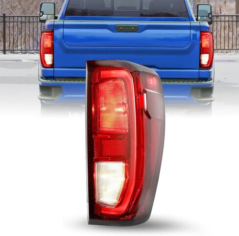 JSBOYAT Halogen Tail Light Assembly for 2019-2024 GMC Sierra 1500/2500HD/3500HD Brake Light Taillight Rear Lamp w/bulbs LH Left Driver Side in Saudi Arabia