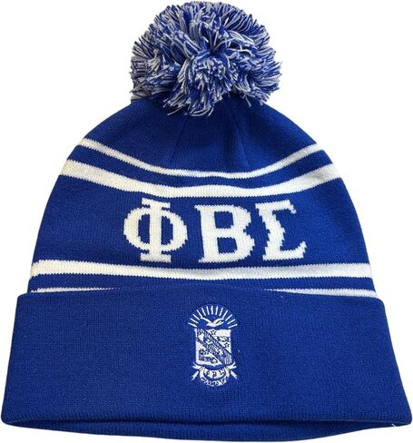 Buffalo Dallas Phi Beta/Β Sigma Striped Skull Cap [Blue] - ID#73397 in Saudi Arabia