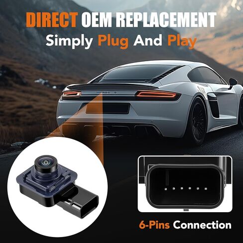 LCWRGS Rear View Backup Camera Compatible with Ford F150 2015 2016 2017 HD Night Vision Park Assist Reverse Camera Replaces# FL3Z-19G490-D, FL3Z19G490D, FL3Z-19G490-B, FL3Z19G490B in Saudi Arabia