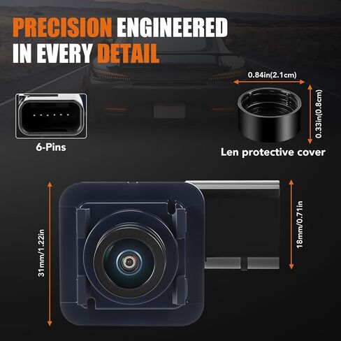 LCWRGS Rear View Backup Camera Compatible with Ford F150 2015 2016 2017 HD Night Vision Park Assist Reverse Camera Replaces# FL3Z-19G490-D, FL3Z19G490D, FL3Z-19G490-B, FL3Z19G490B in Saudi Arabia