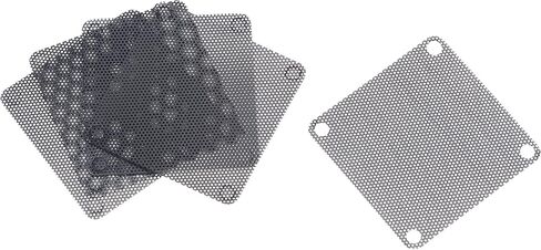 uxcell PC Dust Fan Screen with Screws for Cooling Dustproof Case Cover PVC 50mm 5pcs in Saudi Arabia
