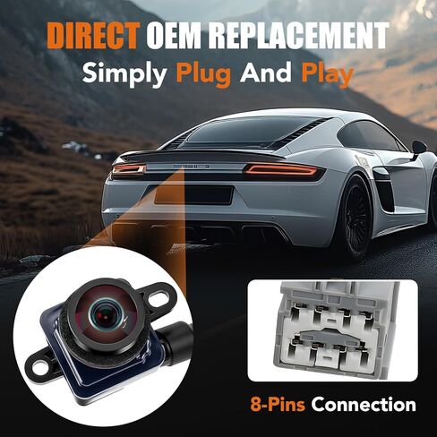 Reverse Backup Camera Compatible with Dodge Journey 2011 2012 2013 2014 2015 2016 2017 2018 2019 2020 Night Vision Rear View Camera Parking Assist Replaces# 56054158AD, 56054158AE, 56054158AB in Saudi Arabia