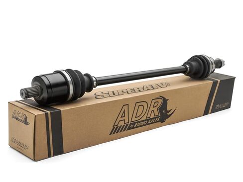 SuperATV ADR Axle Compatible with Can-Am Defender HD 10, Constructed with Chromoly Steel, High Articulation CV Joints, Precision Built Cage and Housing, Greater Performance Than OEM, See Fitment in Saudi Arabia
