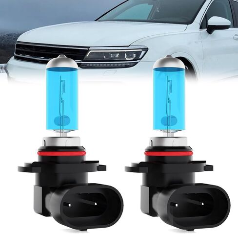 Headlight Bulbs Compatible With Volkswagen Tiguan 2009-2018,H7 High Beam + H7 Low Beam + 9006 Fog Lights Halogen Light Bulb,Super Bright 6000K White,Plug and Play,Pack of 6 in Saudi Arabia