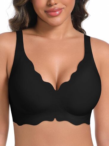 حمالات صدر نسائية من AILIVIN بدون خياطة، حمالة صدر رافعة للأعلى، ناعمة بدون سلك داخلي، مريحة وتغطية كاملة in Kuwait