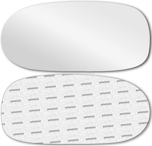 Check Size - More Than One Option Available - Replacement Mirror Glass with Full Size Adhesive for 2005-2013 Chevrolet Corvette C6 Driver Side View Left LH in Saudi Arabia