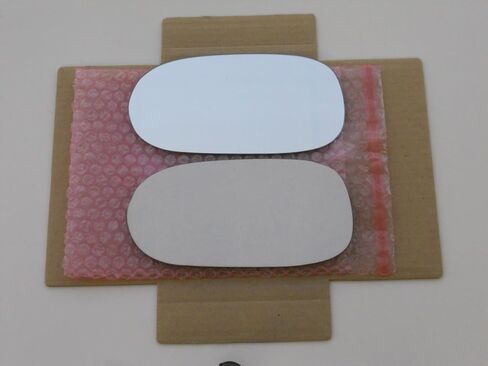 Check Size - More Than One Option Available - Replacement Mirror Glass with Full Size Adhesive for 2005-2013 Chevrolet Corvette C6 Driver Side View Left LH in Saudi Arabia