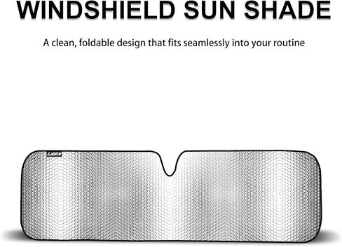 Upgrade Windshield Sun Shade for Jeep Wrangler JL & Gladiator JT 2/4 Door 2018-2026,Reflective Aluminum Film Front Window Sun Shade Sun Protector Accessories for Jeep Wrangler with Storage Bag in Kuwait