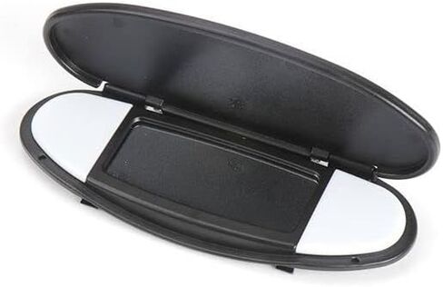 Sun Visor Vanity Mirror Cover Fits for BMW Mini Cooper Cooper S Clubman Hatchback Countryman R55 R58 R60 2007-2014 (Black) in Saudi Arabia