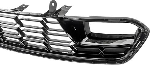 Front Bumper Grill Lower Glossy Black Grille Without Camera For 2014 2015 2016 2017 2018 2019 Chevrolet Corvette C7 in Saudi Arabia