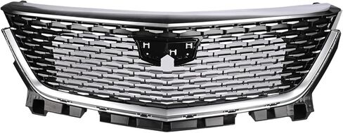 Front Bumper Grille Grill Mesh W/O Surround View Fit for Cadi11ac XT6 2020-2023 84758553 84758556 in Saudi Arabia