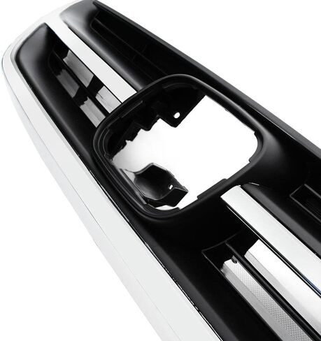 Front Bumper Hood Upper Mesh Grille Grill Compatible with Honda CRV 2010 2011 71121-SWN-H11 Silver in Saudi Arabia