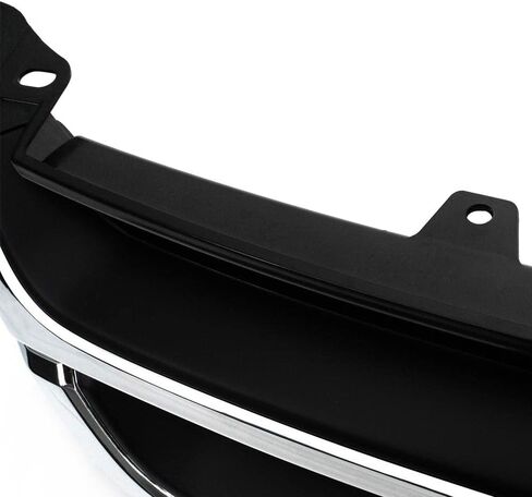 Front Bumper Hood Upper Mesh Grille Grill Compatible with Honda CRV 2010 2011 71121-SWN-H11 Silver in Saudi Arabia