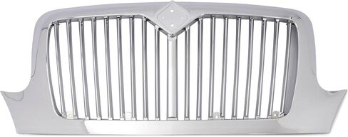 Front Grill Compatible with 2002-2019 International Durastar 4100 4200 4300 4400 Base w/o Mesh Grille Chrome in Saudi Arabia