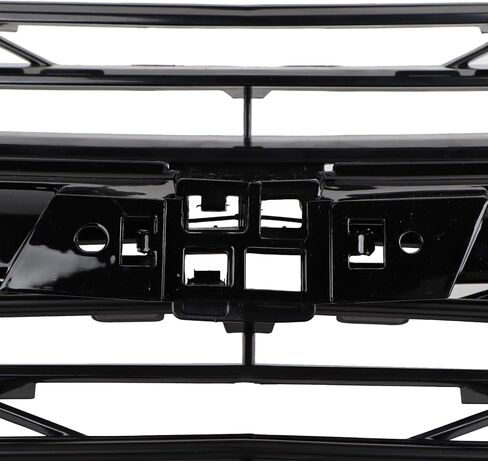 Glossy Black 3PCS Upper Lower Grille Compatible With 2019-2024 Malibu Front Bumper Mesh Upper Lower Black Grille Replacement LSGRCV008B in Kuwait