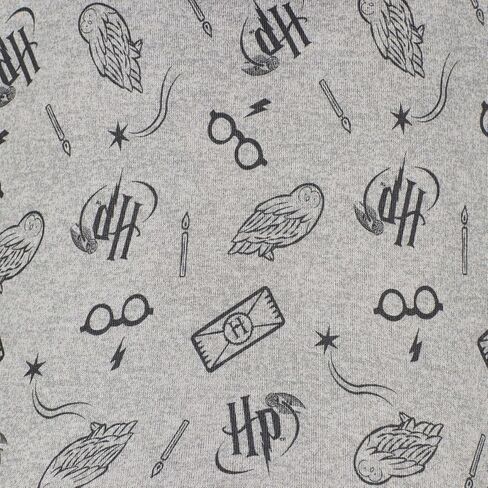 Wizarding World Womens 2-Piece Cozy Pajama Set (US, Alpha, XX-Large, Regular, Regular, Harry Potter Gray) in Kuwait