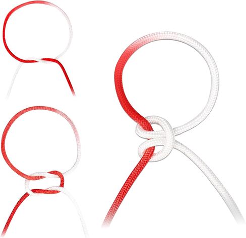 Medarchitect Surgical Knot Tying Practice Rope(6PCS), Suture Training Tool for Medical Students Learning Knot Tying,Two-Color Half Dyed Cord - Ø1mm,Ø2.5mm,Ø4mm (2 pcs Each) in Saudi Arabia