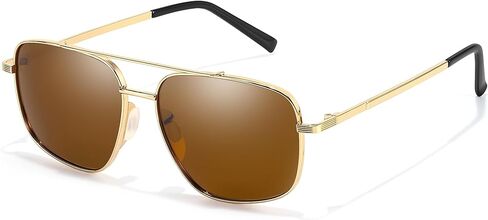 TJUTR Tangle Free Aviator Sunglasses for Women Men, Polarized UV400 Protection Sun Glasses, No-Snag Metal Frame for Outdoors in Kuwait
