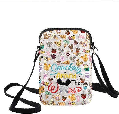 KEYCHIN Enchanted Kingdom Snack Crossbody Bag World Vocation Gifts Snacking Around The World Bag Snack Vacation Merch in Saudi Arabia