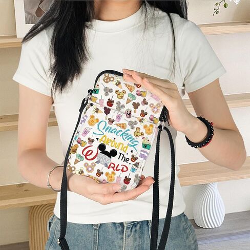 KEYCHIN Enchanted Kingdom Snack Crossbody Bag World Vocation Gifts Snacking Around The World Bag Snack Vacation Merch in Saudi Arabia