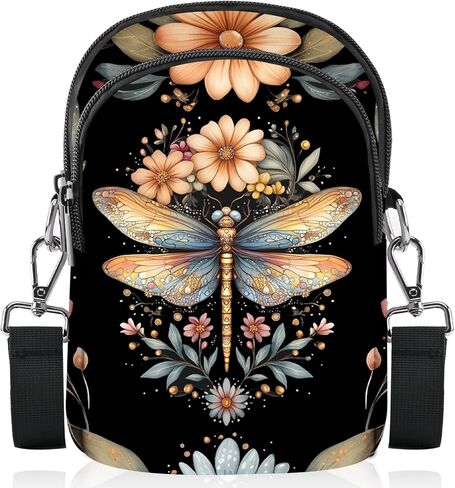 محفظة FyLybois Crossbody للنساء حقيبة الهاتف الخليوي حقائب كتف عادية محفظة مع حزام قابل للتعديل للسفر in Kuwait