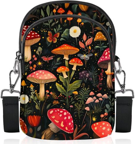 محفظة FyLybois Crossbody للنساء حقيبة الهاتف الخليوي حقائب كتف عادية محفظة مع حزام قابل للتعديل للسفر in Kuwait