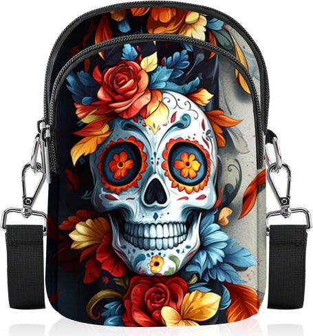 محفظة FyLybois Crossbody للنساء حقيبة الهاتف الخليوي حقائب كتف عادية محفظة مع حزام قابل للتعديل للسفر in Kuwait