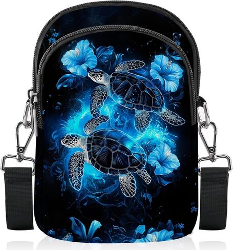 محفظة FyLybois Crossbody للنساء حقيبة الهاتف الخليوي حقائب كتف عادية محفظة مع حزام قابل للتعديل للسفر in Kuwait