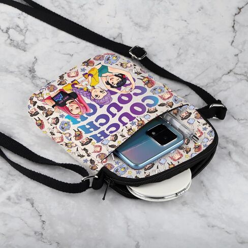 Kpop Party Themed Crossbody Bag Couch Kpop Gift Blue Cat Anime Gift Anime Korean Fan Gifts in Saudi Arabia