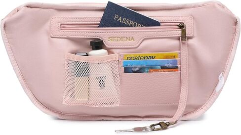 حقيبة كروس مضادة للنشل، كبيرة نباتية بنية داكنة من الجلد السويدي، جيوب RFID والنظارات، حزام قابل للتعديل، تصميم مضاد للسرقة، مقصورات متعددة، حقيبة سفر بتفاصيل سلسلة للنساء in Kuwait