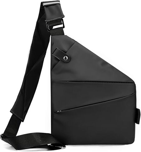 Jan Bark Anti Theft Crossbody Bags for Women and Men, Travel Slim Sling Bag, Shoulder Bag for Sports, Adjustable Strap in Saudi Arabia