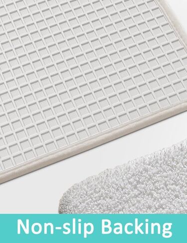 FANSSMILE Beach Bathroom Rug Non-Slip Absorbent Bathroom Mat, Ocean Sea Themed Decor Soft Tufted Plush, Machine Washable Coastal Bathroom Rug for Shower Kids Room Decor (19.7X31.5 Inch, Beach) in Kuwait